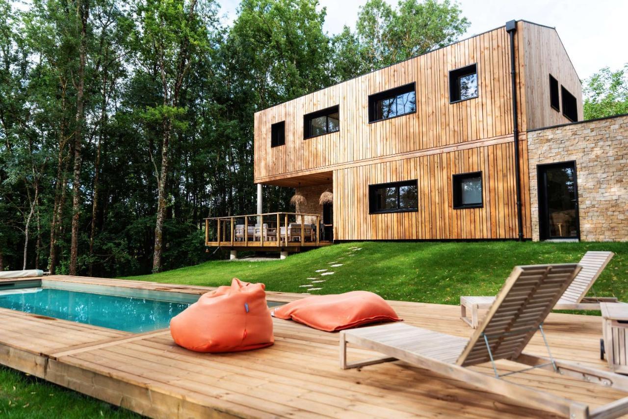 Dans Les Arbres Bed & Breakfast ล็องตา ภายนอก รูปภาพ