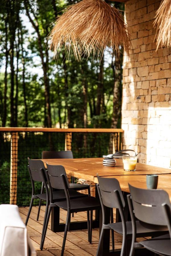 Dans Les Arbres Bed & Breakfast ล็องตา ภายนอก รูปภาพ