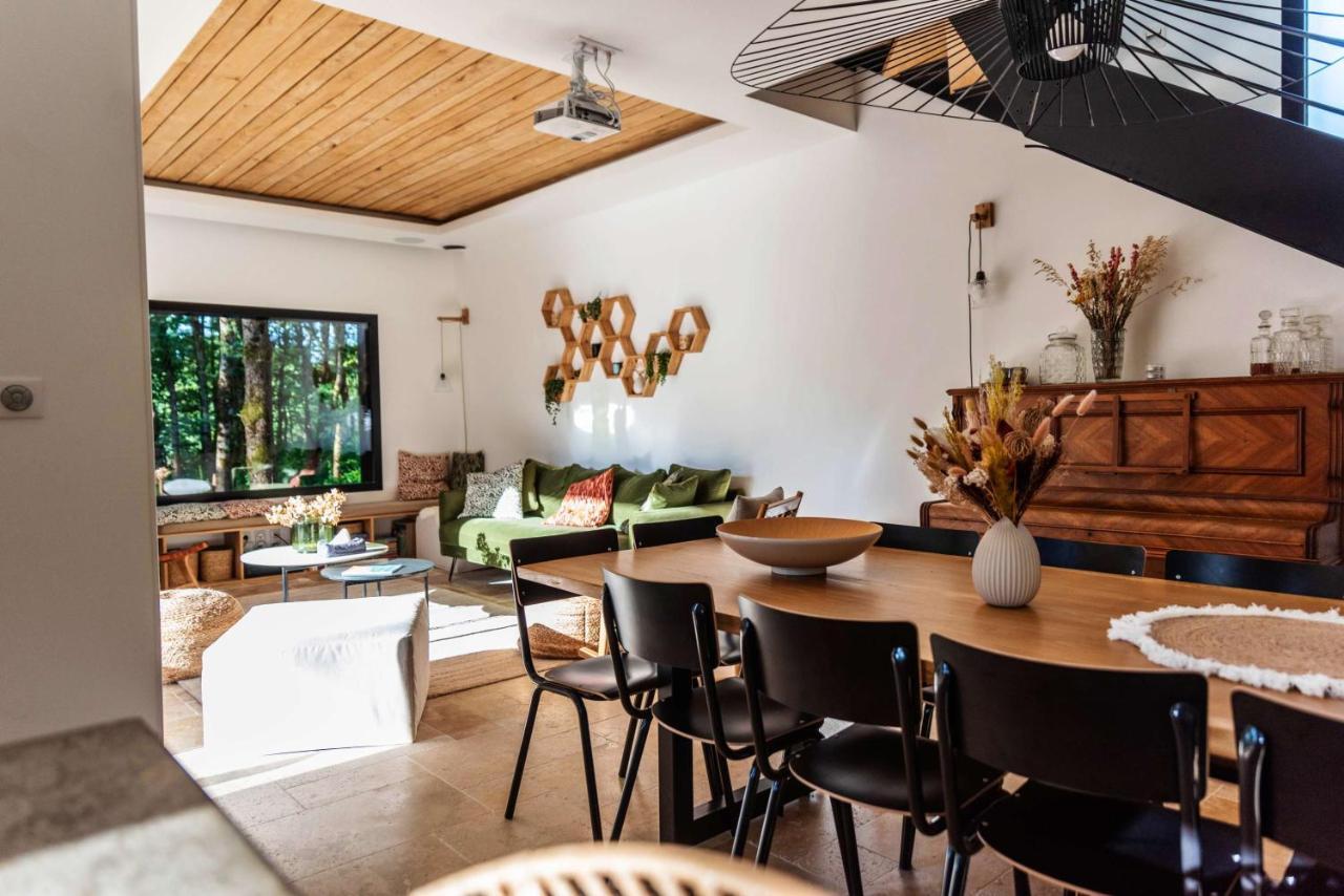 Dans Les Arbres Bed & Breakfast ล็องตา ภายนอก รูปภาพ