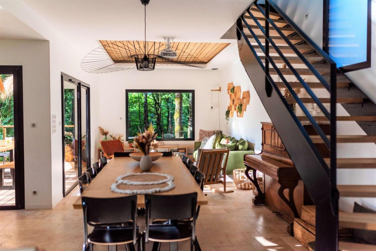 Dans Les Arbres Bed & Breakfast ล็องตา ภายนอก รูปภาพ