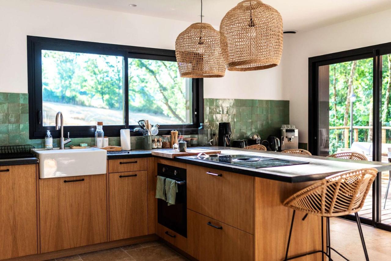 Dans Les Arbres Bed & Breakfast ล็องตา ภายนอก รูปภาพ
